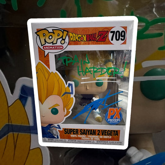 Dragon Ball Z Super Saiyan 2 Vegeta Autographed by Christopher Sabat
