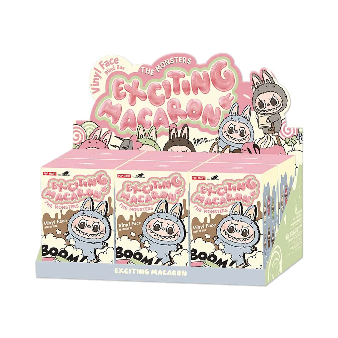 Pop Mart The Monsters Labubu Tasty Macarons SINGLE BOX (STYLES MAY VARY)