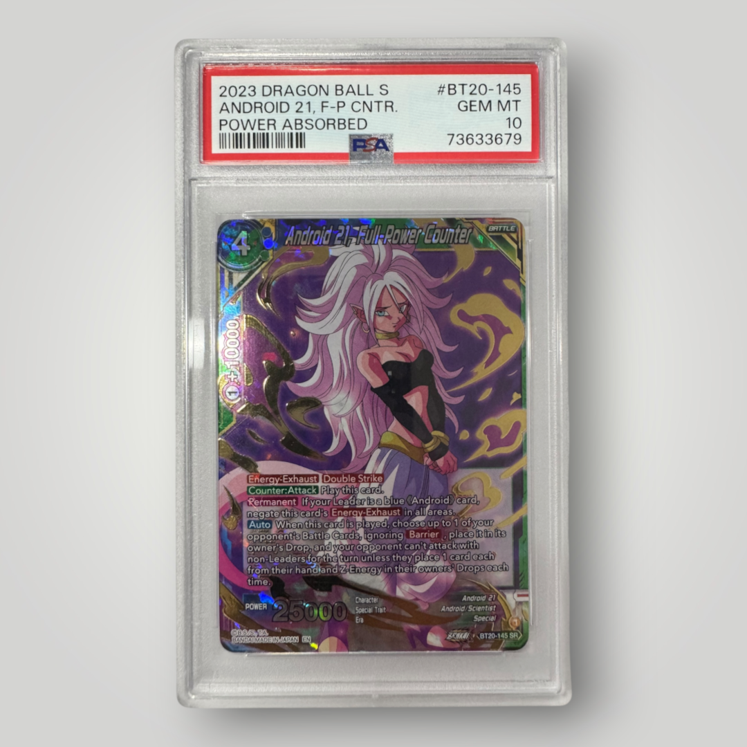Android 21, Full-Power Counter - Power Absorbed (DBS-B20) PSA 10