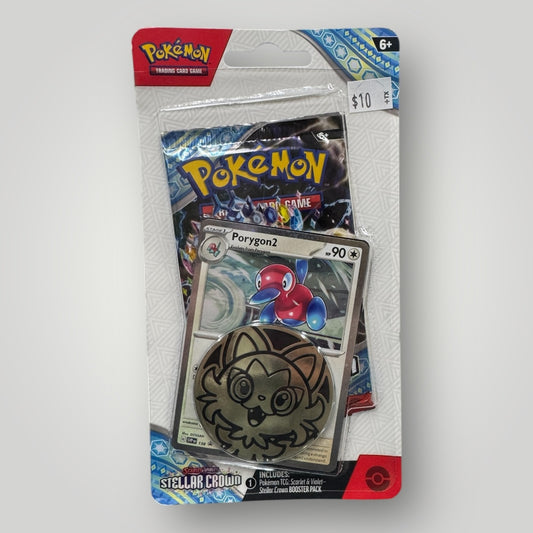 Pokemon: Stellar Crown Single Pack Blister [Porygon2]
