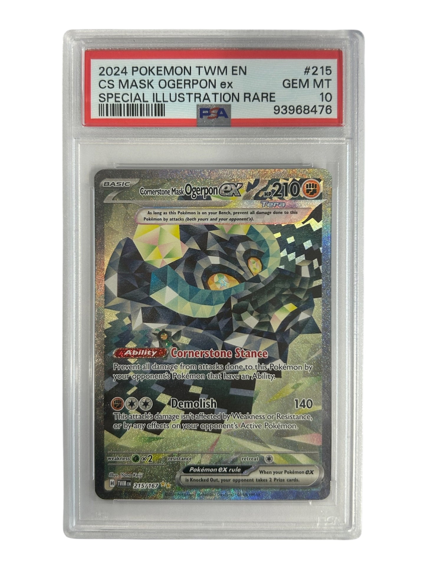 Cornerstone Mask Ogerpon ex PSA 10