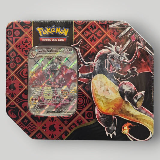 Paldean Fates tin (charizard)