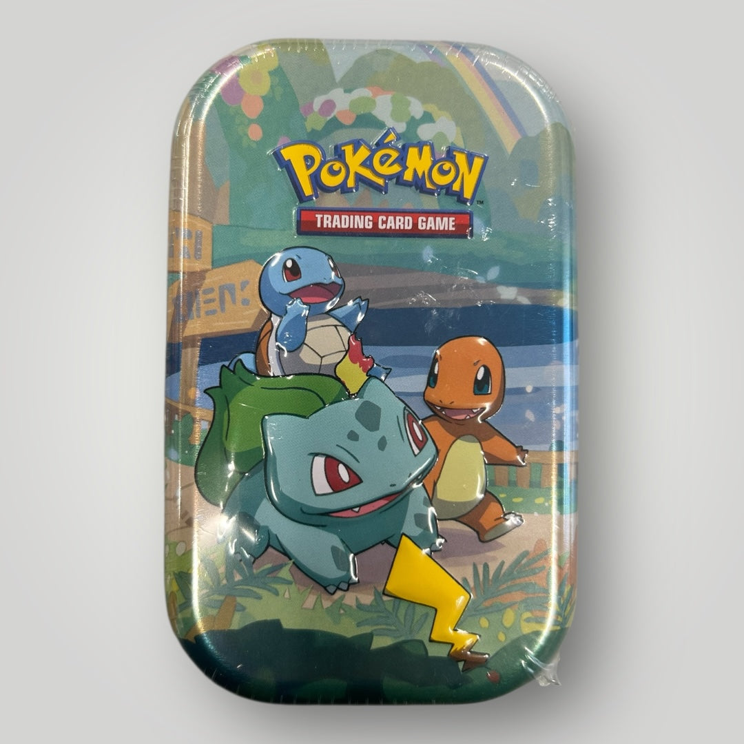 Celebrations Kanto mini tin ( Bulbasaur, Charmander & Squirtle)