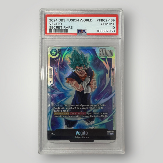 Vegito - FB02-139 - Blazing Aura (FB02) PSA 10