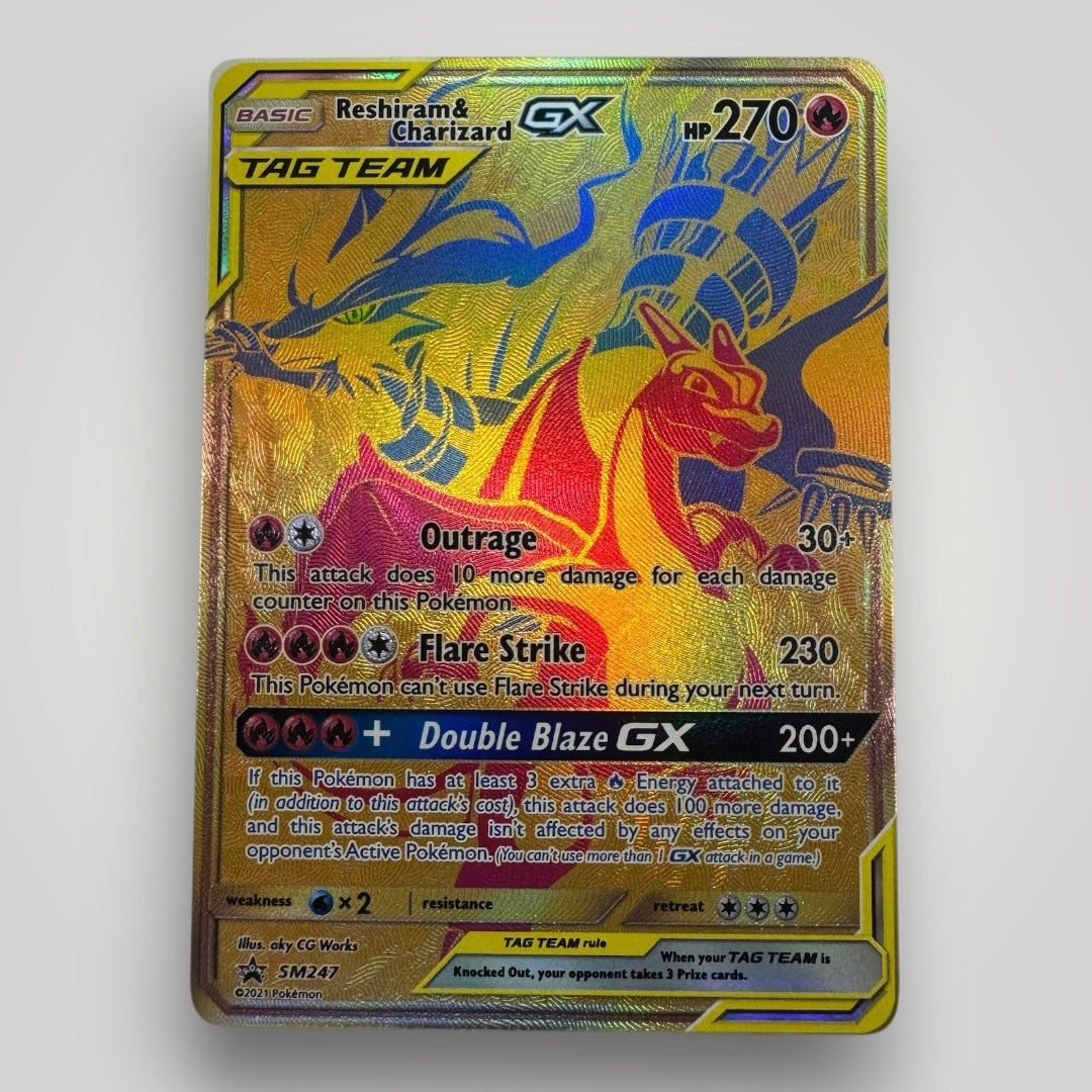 Reshiram & Charizard gx SM247
