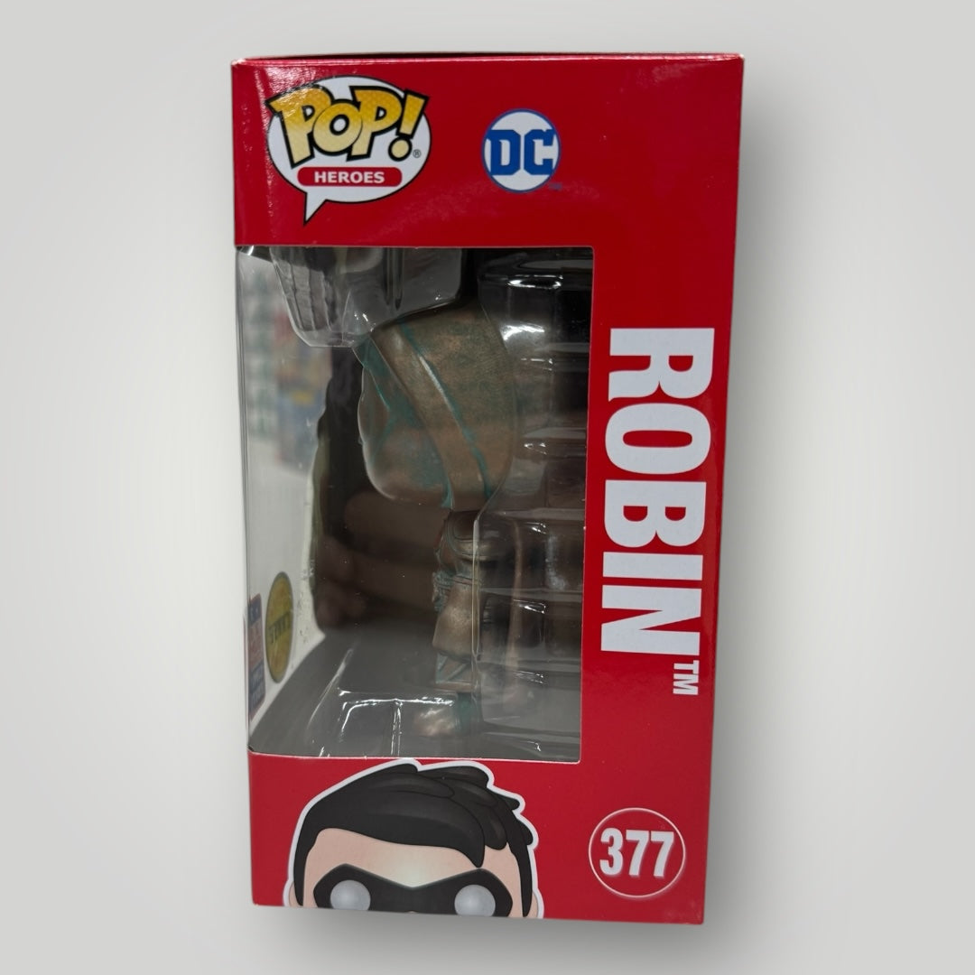 FUNKO DC UNIVERSE ROBIN PATINA HOODED CHASE #377