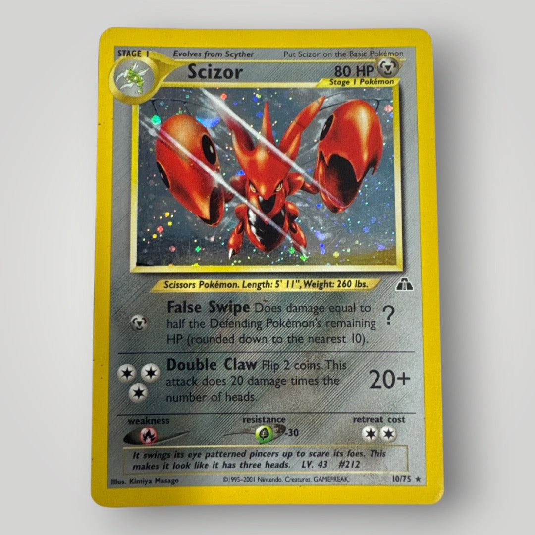 Scizor - Neo Discovery #10/75 - Unlimited Holo - MP