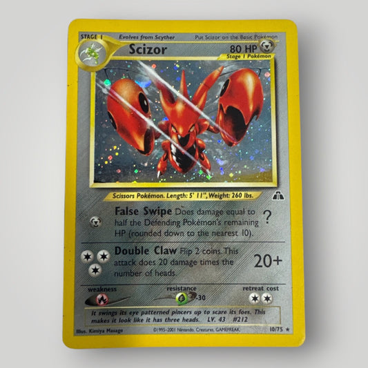 Scizor - Neo Discovery #10/75 - Unlimited Holo - MP