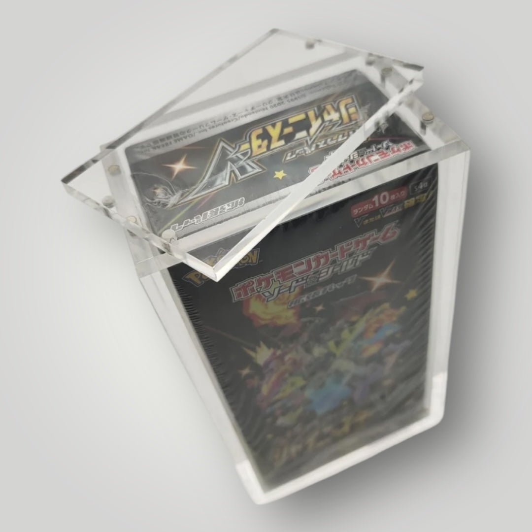 Poke Armor- Japanese Booster Box Acrylic Case- 10-20 Pack Box
