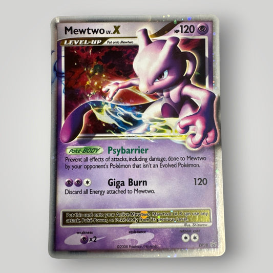 Mewtwo LV.X - DP28 - Diamond & Pearl Black Star Promos - Holo Promo - LP