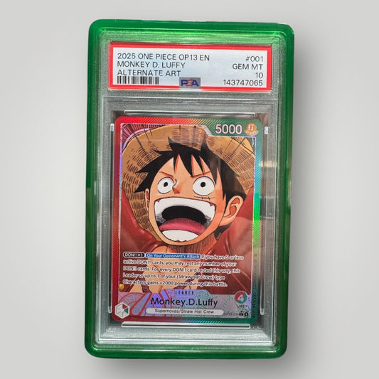 One Piece Monkey D. Luffy PSA 10 Carrying On His Will