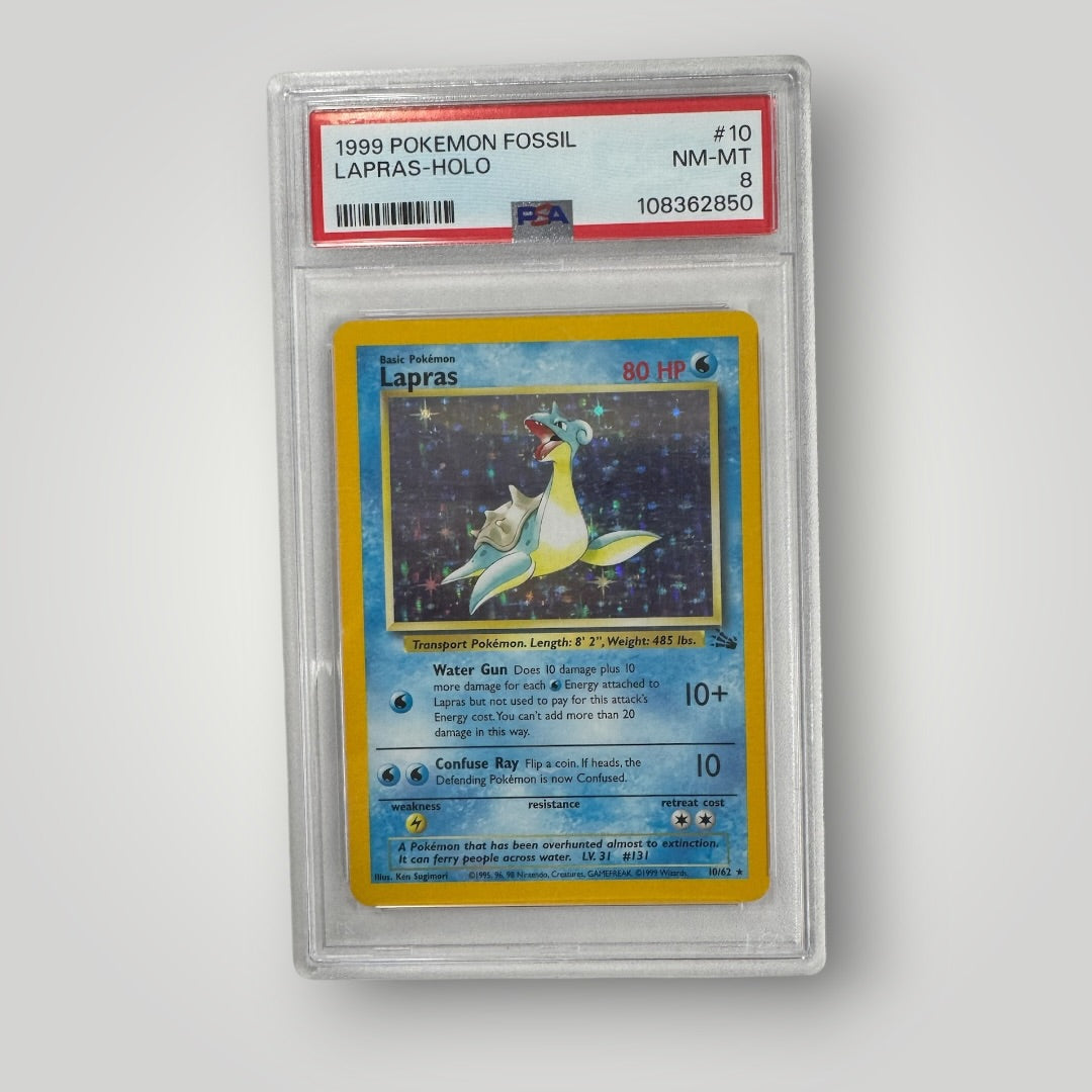 Lapras 10/32 PSA graded 8