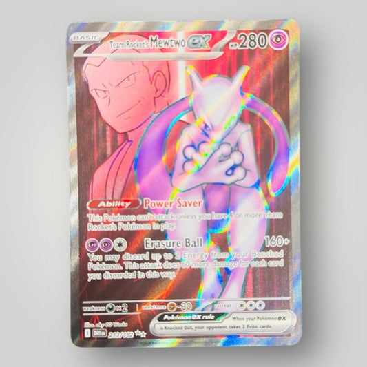 Team Rocket’s Mewtwo Ex # 213/182
