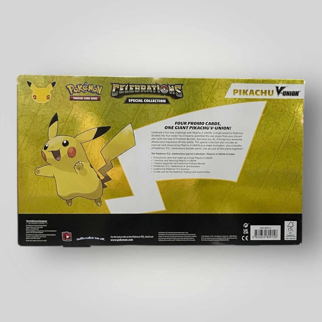 Pokémon celebrations Pikachu V-Union