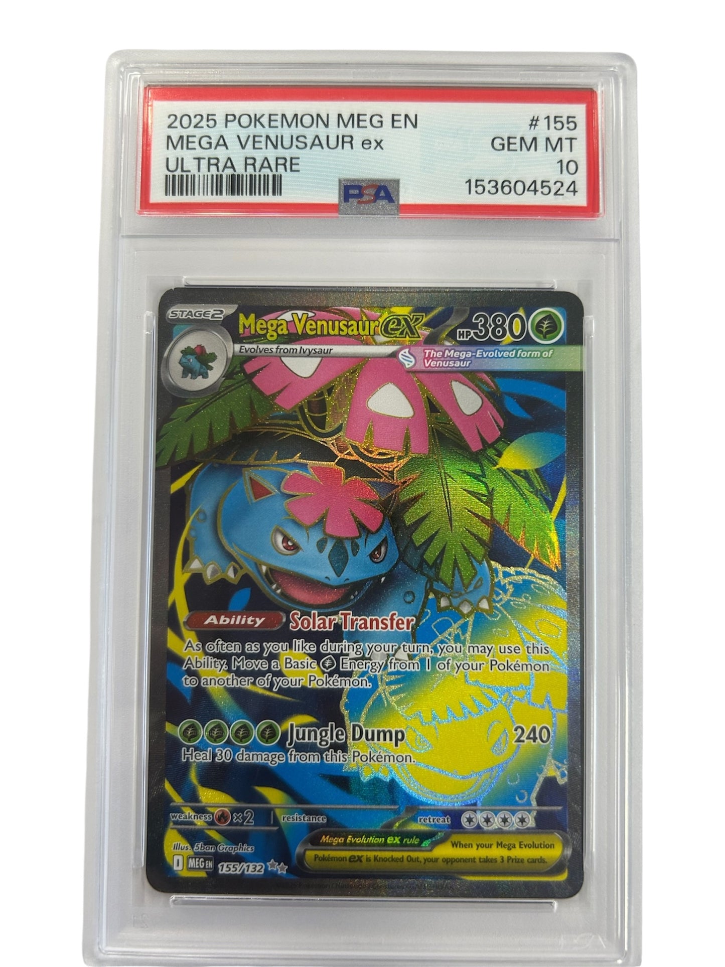 Mega Venusaur ex PSA 10