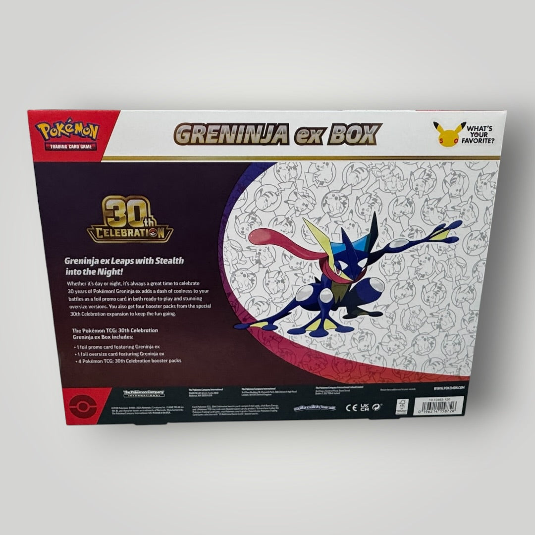 30th Celebration Greninja ex Box