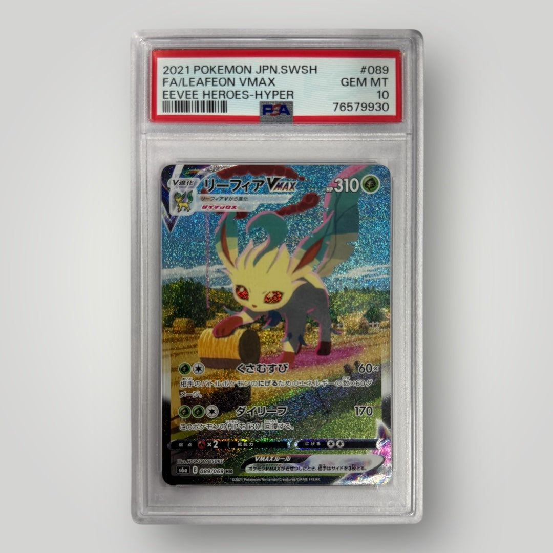 Leafeon Vmax 089/069 PSA #10