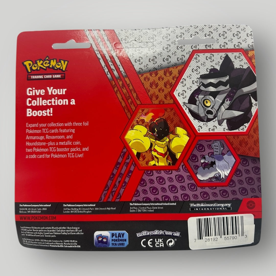 Armarouge, Revavroom, and Houndstone 2 Pack Blister