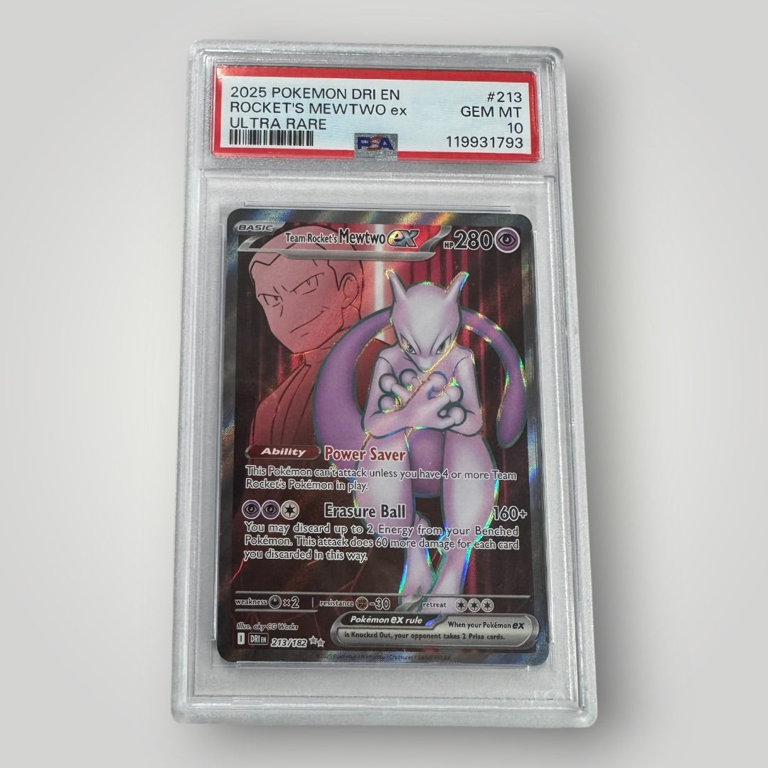 Team Rocket’s Mewtwo EX 213/182 PSA 10