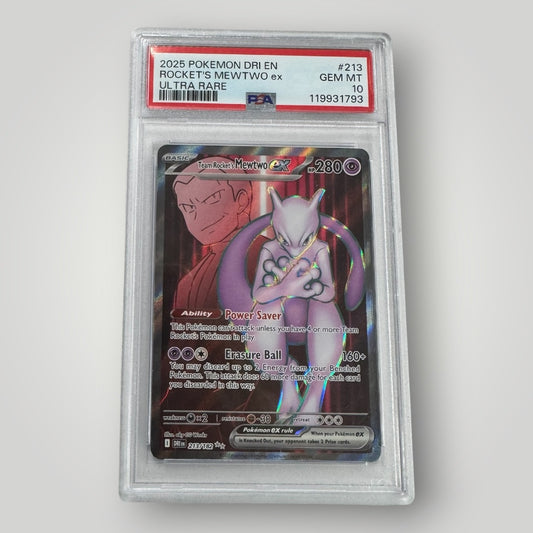 Team Rocket’s Mewtwo EX 213/182 PSA 10