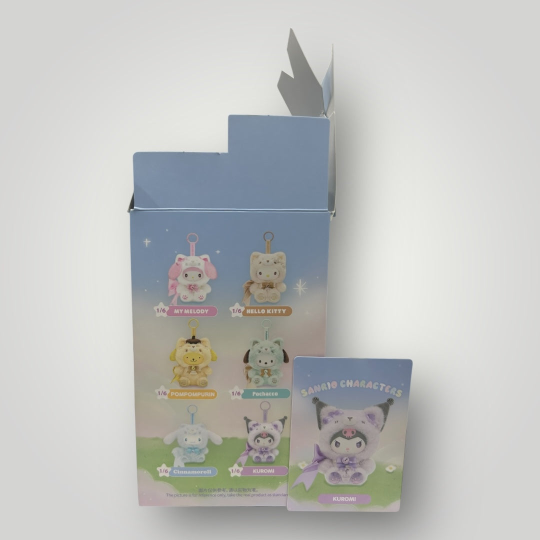 Miniso Sanrio Characters Fox Island Plush Pendant Authentic Kuromi