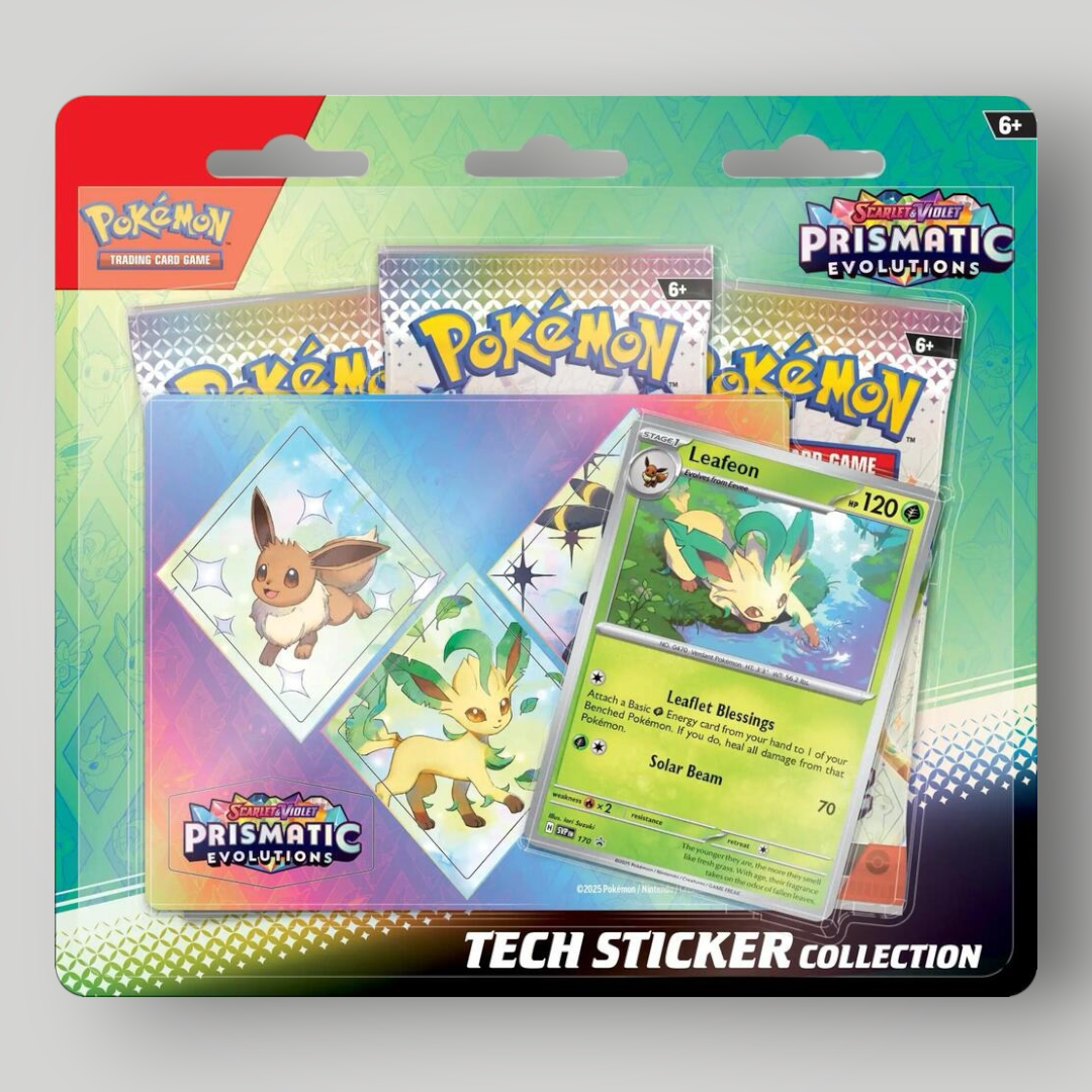Prismatic Evolutions Tech Sticker Collection