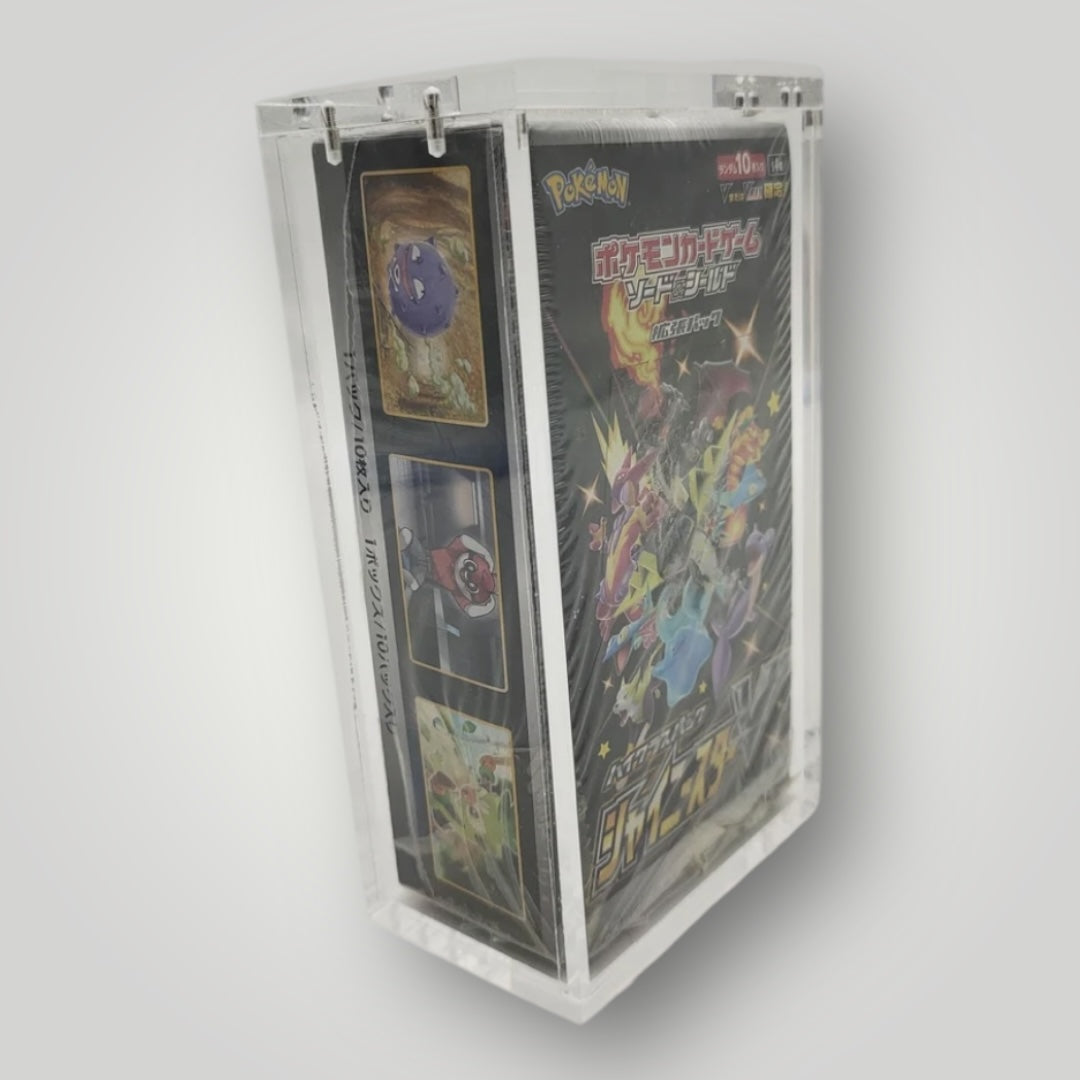 Poke Armor- Japanese Booster Box Acrylic Case- 10-20 Pack Box