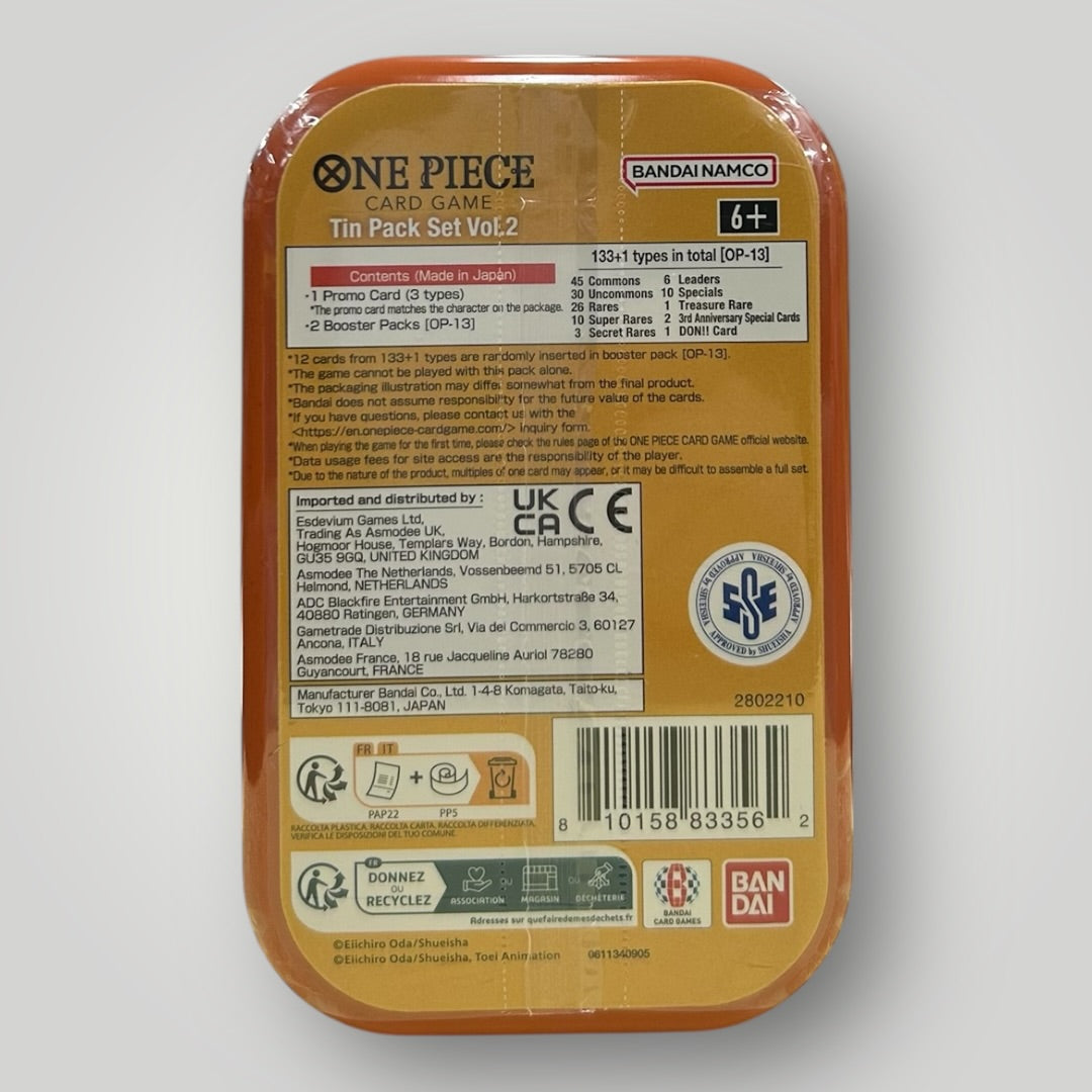One Piece Tin Pack Set Vol. 2 -Portgas.D.Ace