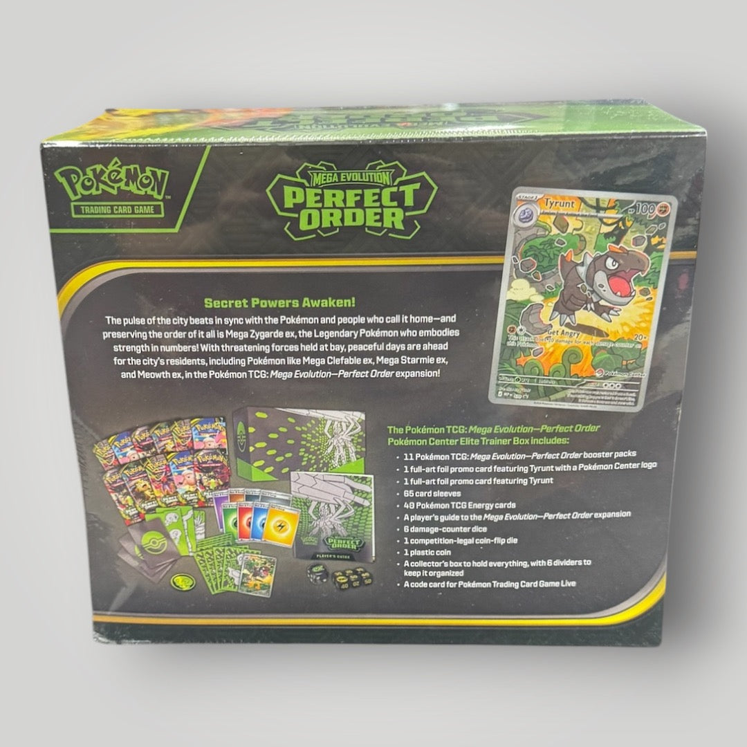 Perfect order Pokémon Center ETB