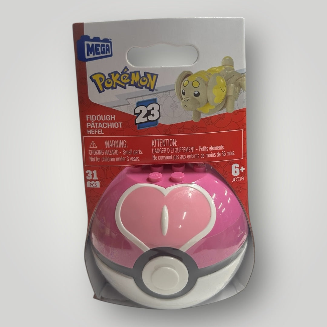 MEGA Construx Pokemon Fidough Series 23 JCT19 Pokeball Poke Ball