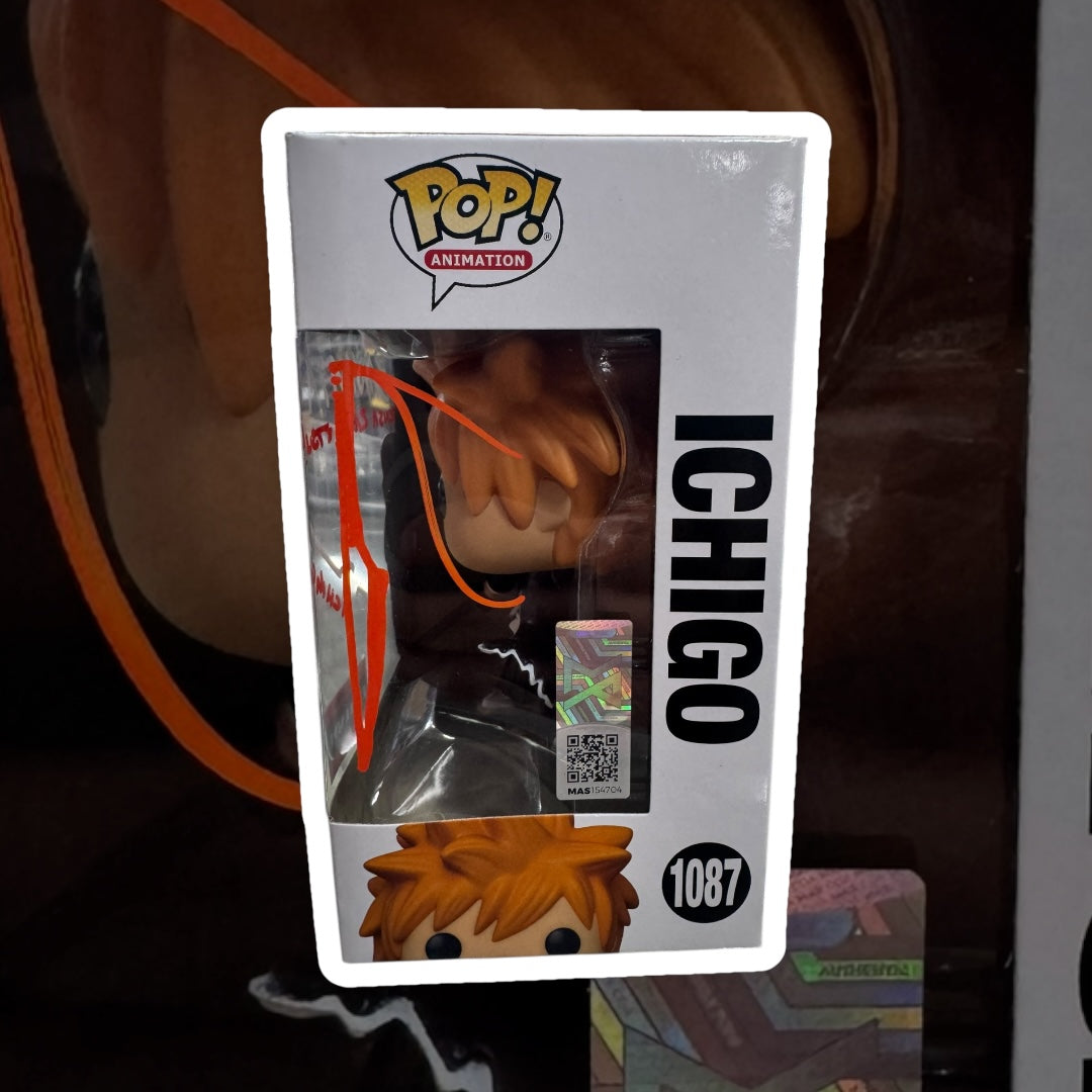 Bleach Ichigo Autographed by Johnny Bosh