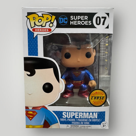 Funko DC Superman Metallic Chase #07