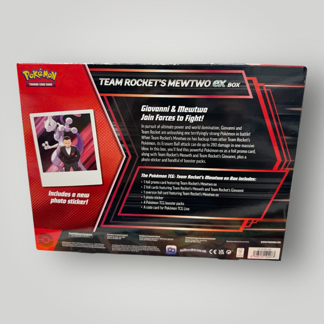 Team Rocket’s Mewtwo Ex Box