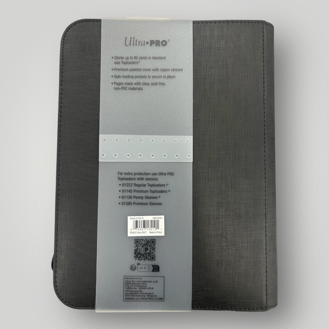 Ultra Pro 4-Pocket Zippered Top Loader Pro Binder