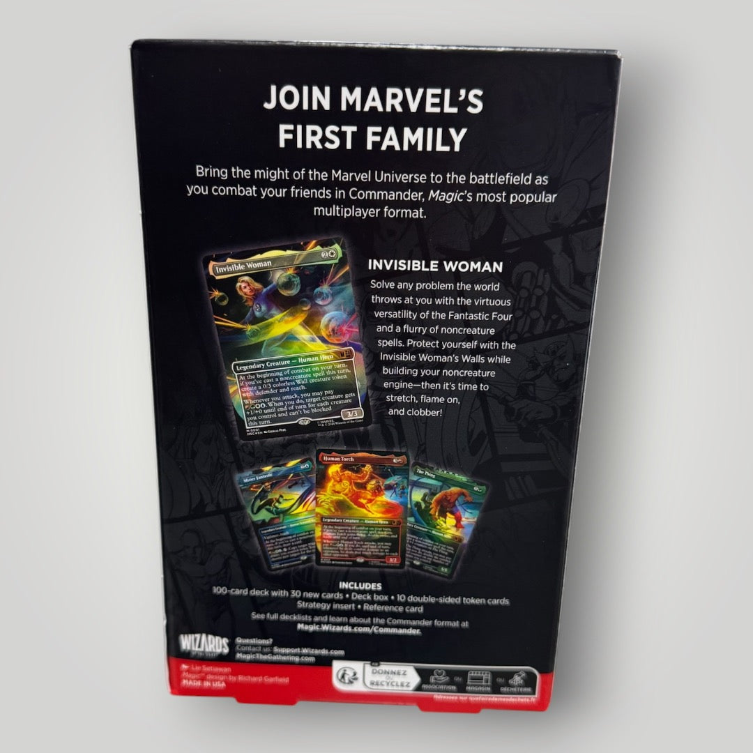 Magic The Gathering: Marvel Super Heroes Commander Deck - The Fantastic Four