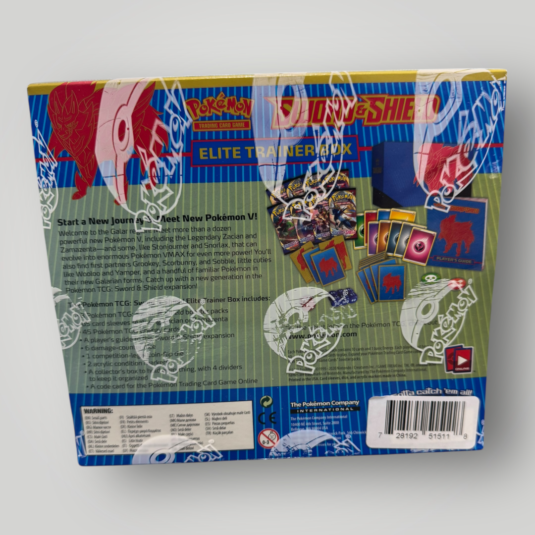 Pokemon SWSH01 Sword & Shield Elite Trainer Box [Zamazenta]