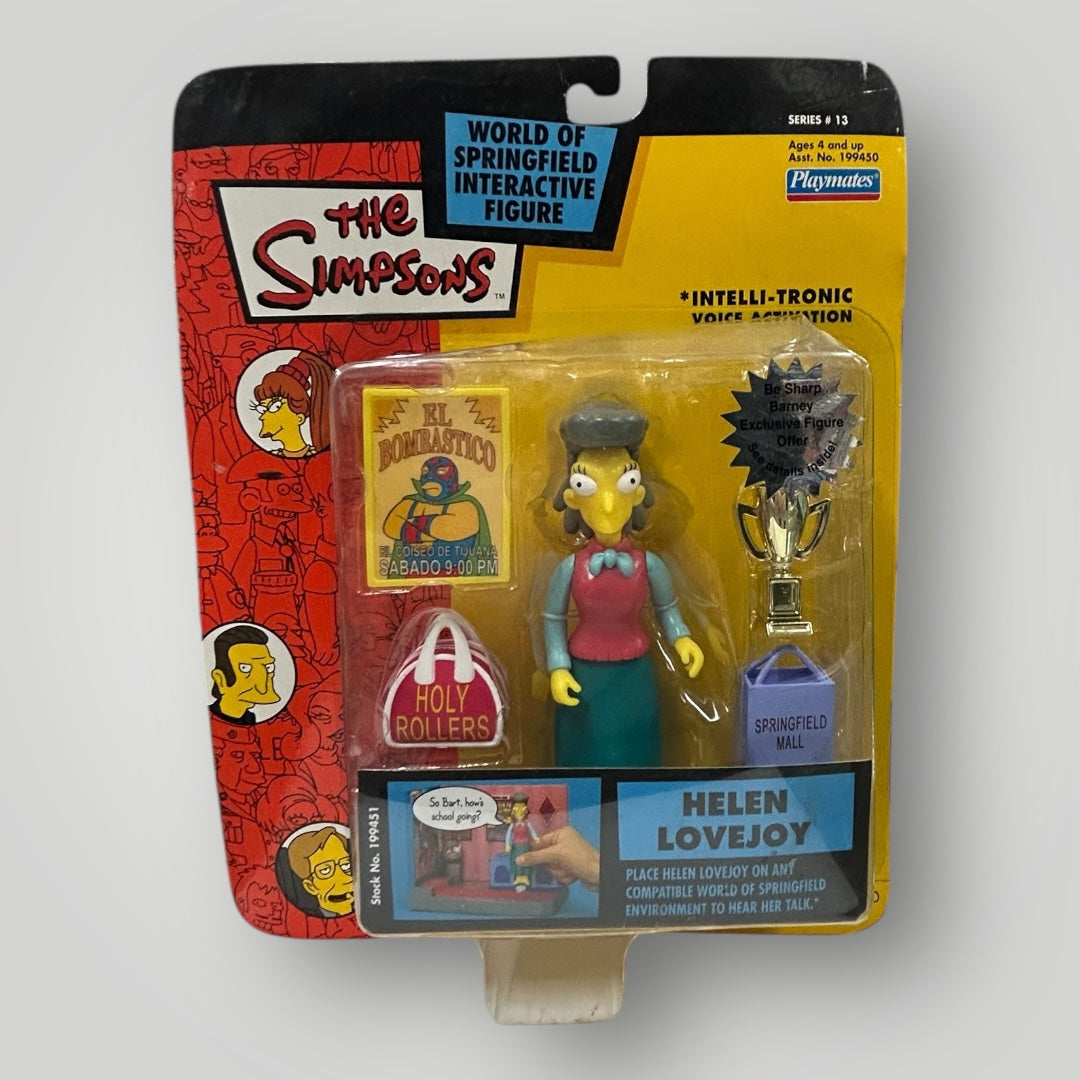 Playmates The Simpsons World of Springfield WoS Ser. 13 Helen Lovejoy Figure
