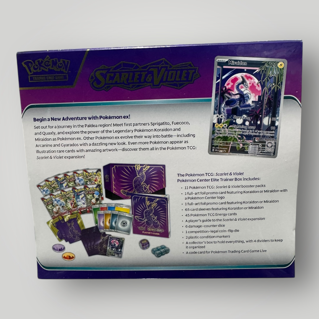 Pokemon SV01 Scarlet & Violet Pokemon Center Elite Trainer Box (Exclusive) [Miraidon]