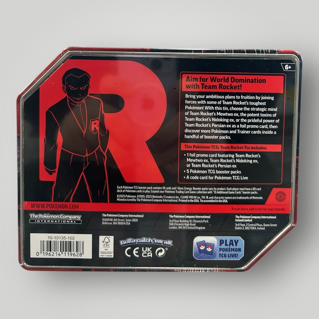 Team Rocket’s Persian Ex Tin