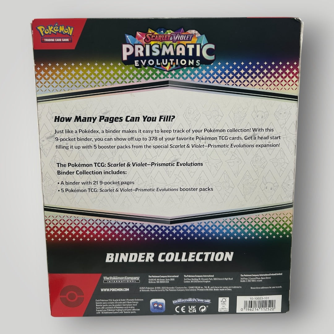 Prismatic Evolutions Binder Collection