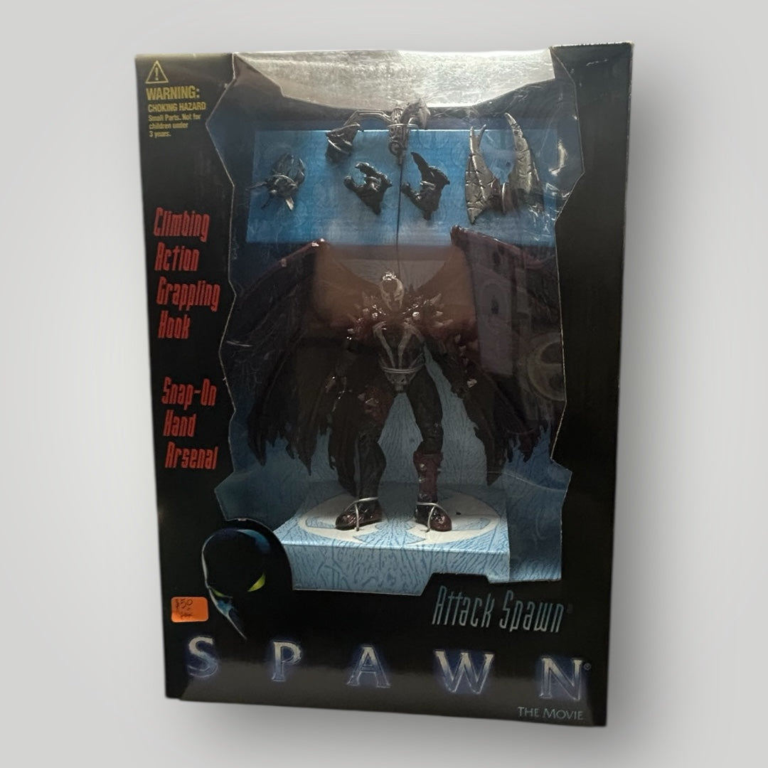 McFarlane Attack Spawn Action Figure The Movie 1997 Spawn Deluxe Edition in Box