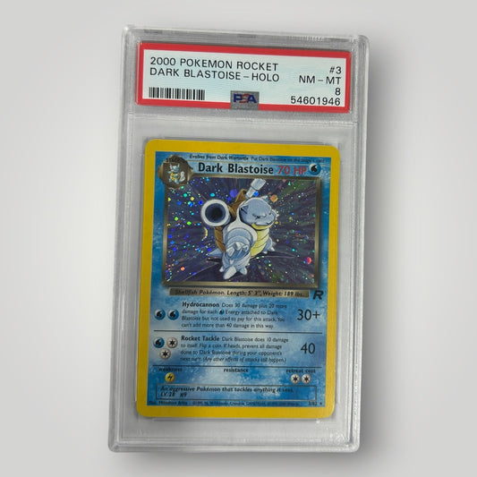 Dark Blastoise 3/82 PSA 8