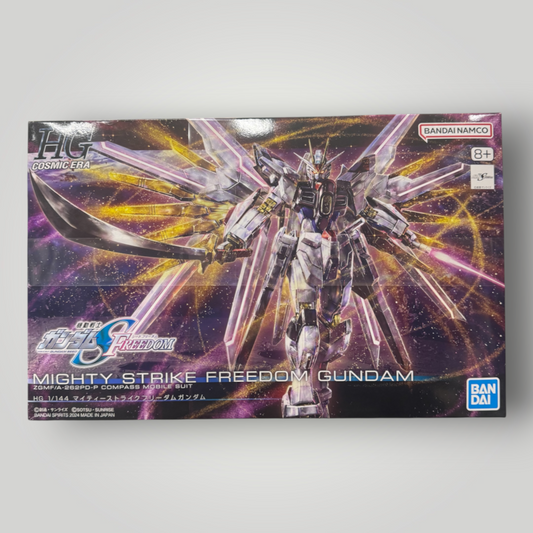Mobile Suit Gundam SEED Freedom: HGCE 250 ZGMF/A-262PD-P Mighty Strike Freedom Gundam - 1/144 Scale Model Kit