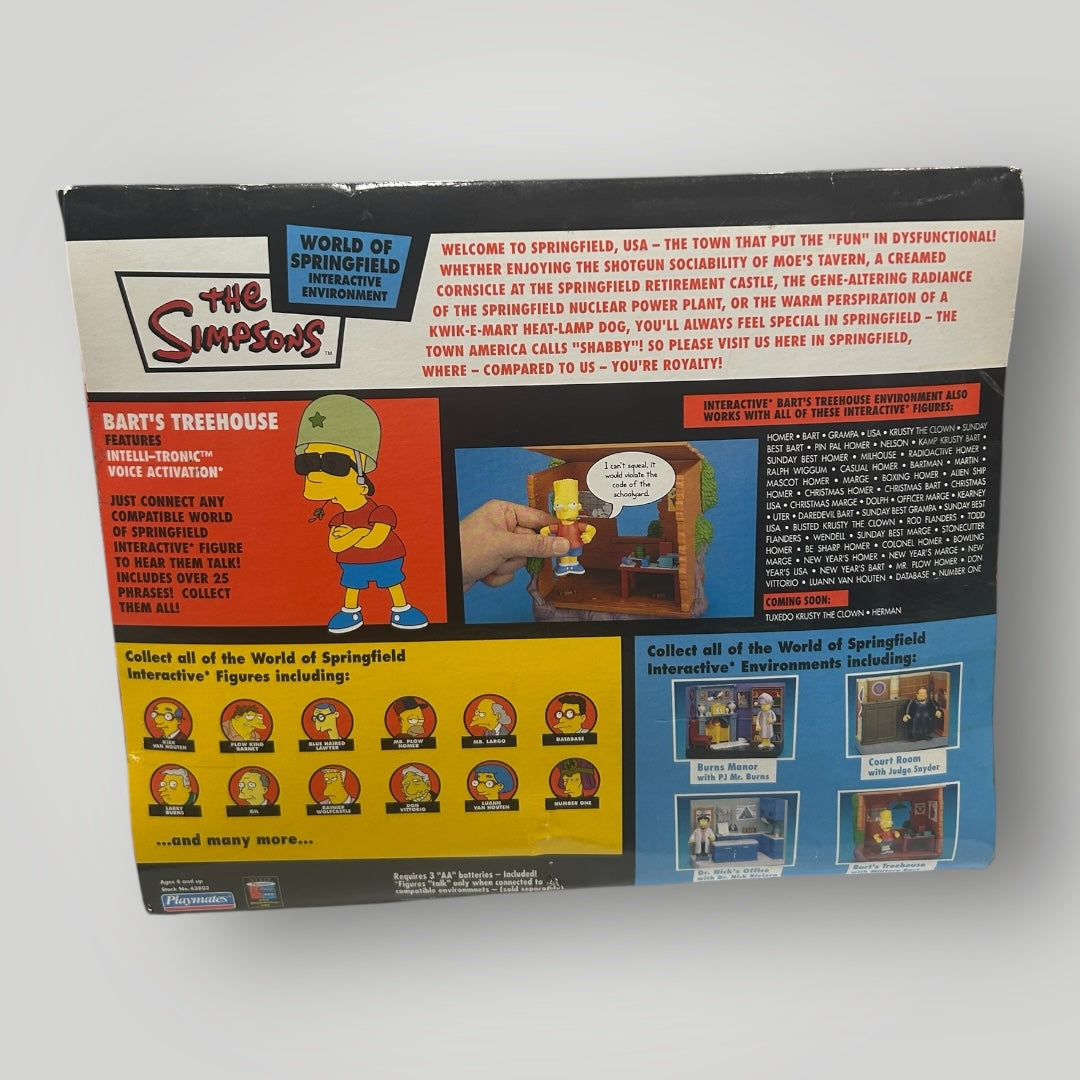 Playmates: The Simpsons World Of Springfield  Environment Barts Treehouse
