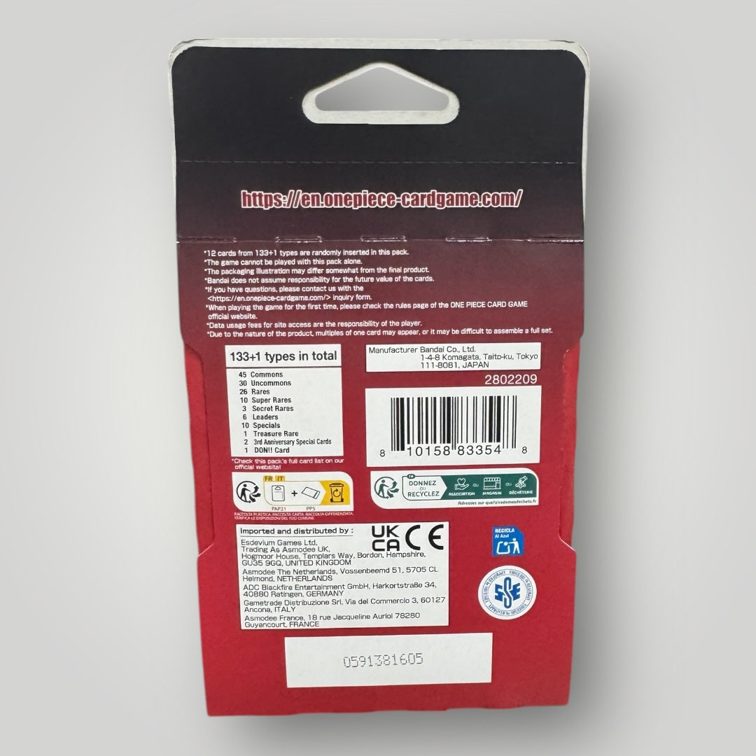 Carrying on his will OP-13 Sleeved booster pack