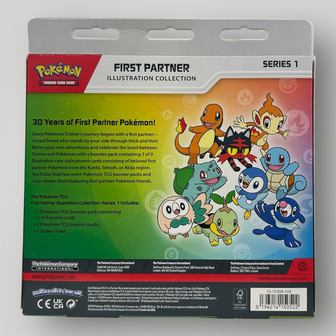 Pokémon: First Partner Illustration Collection (Series 1) - First Partner Collection 2026