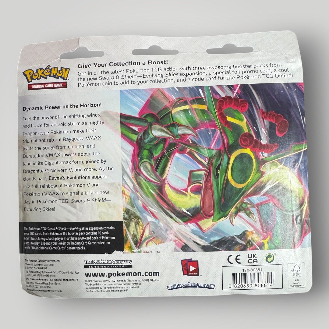 Evolving skies 3 pack blister Eiscue promo