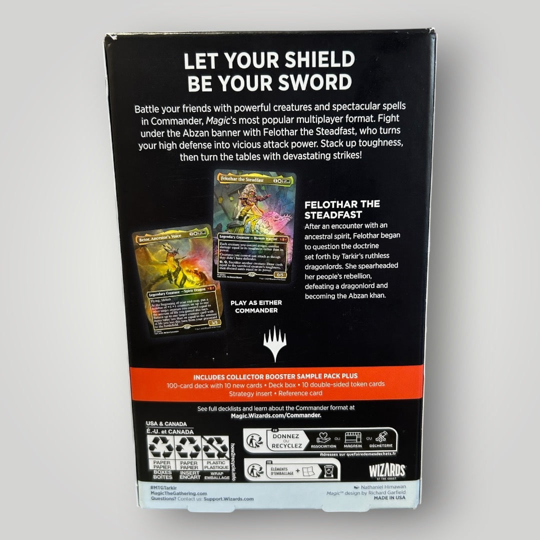 Magic the gathering: Tarkir Dragonstorm: Abzan Armor Commander deck