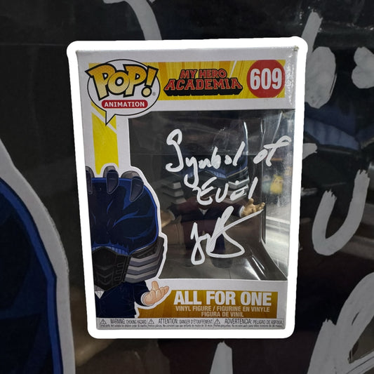 My Hero Academia All For One Autographed by John Swasey
