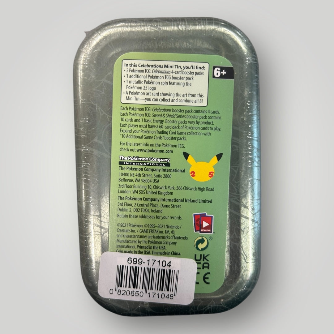 Celebrations Kanto mini tin ( Bulbasaur, Charmander & Squirtle)